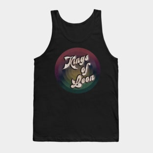 retro vintage circle Kings of Leon Tank Top